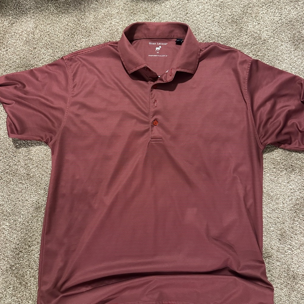 Peter Millar Men's Wine Polo Shirt